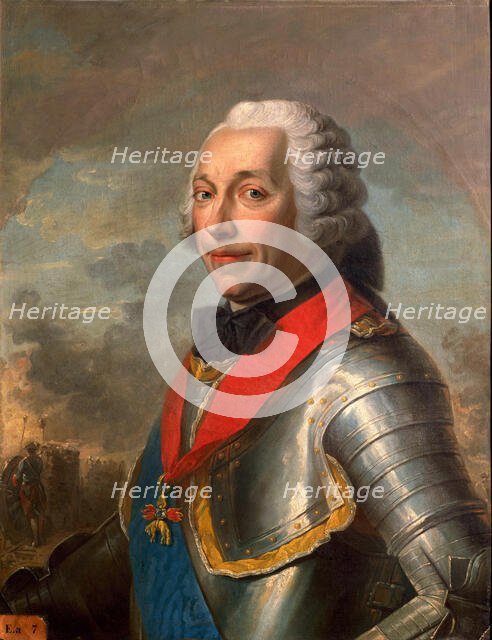 Portrait of Charles Louis Auguste Fouquet, duc de Belle-Isle (1684-1761), Marshal of France. Creator: Anonymous.