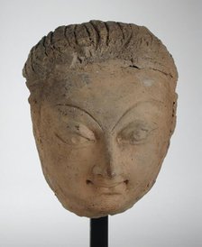 Male Head, 6th-7th century. Creator: Unknown.