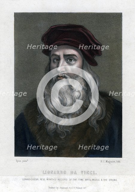 Leonardo da Vinci, (1452-1519).Artist: H C Maguire