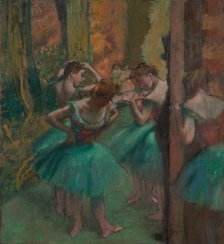 Dancers, Pink and Green, ca. 1890. Creator: Edgar Degas.