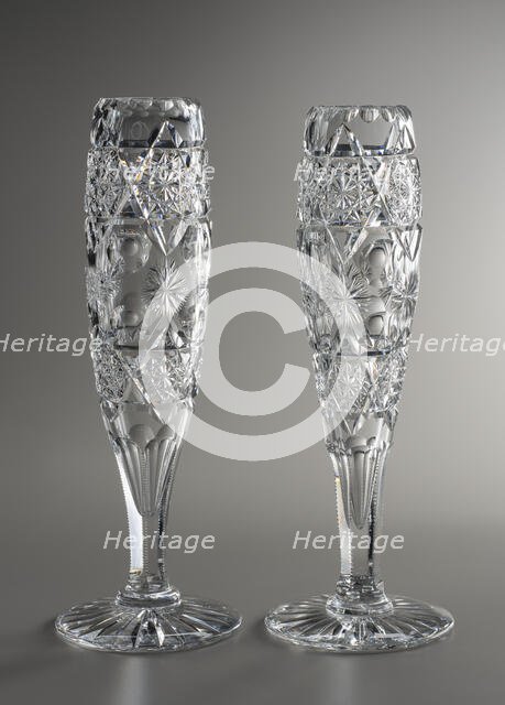 Pair Of Vases, c1907. Creator: Unknown.