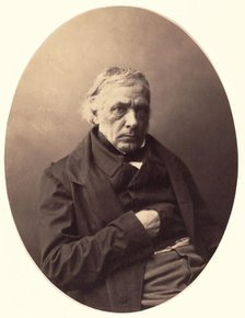 Portrait of Victor Cousin, 1854-1859. Creator: Gustave Le Gray.