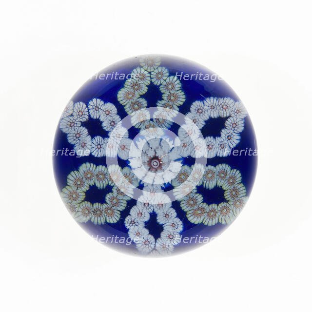 Paperweight, France, c. 1845/60. Creator: Clichy Glassworks.