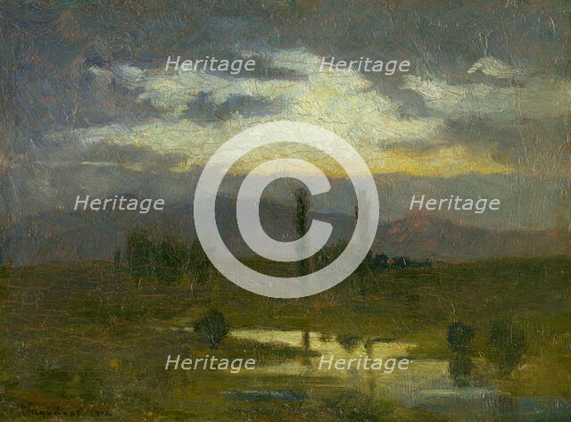 Dusk, 1903. Creator: Karol Pongrácz.