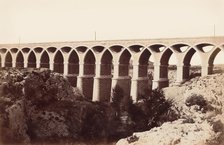 Viaduc de St. Chamas, before 1859. Creator: Edouard Baldus.
