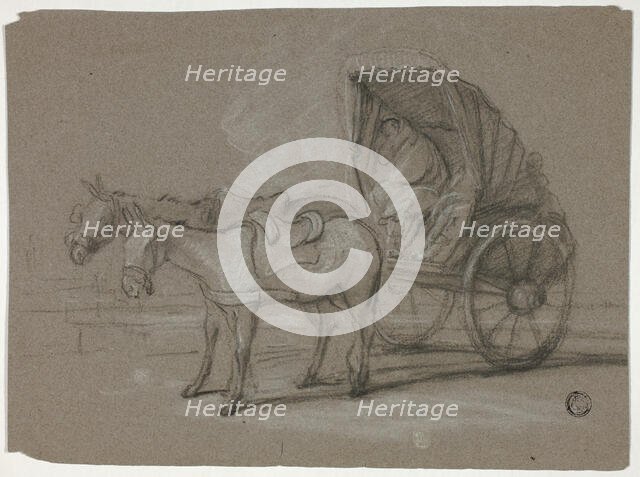 Huckster Cart, c. 1790. Creators: Thomas Barker, Thomas Jones Barker.