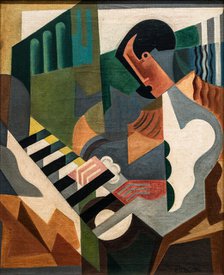 Pianist, 1919. Creator: Blanchard, María (1881-1932).