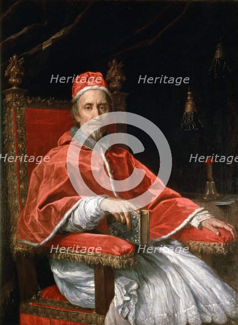 'Portrait of Pope Clement IX', 1669. Creator: Carlo Maratti.