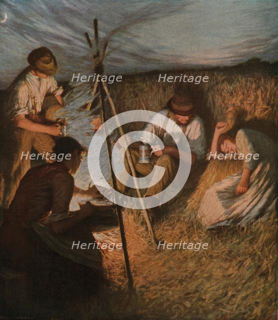 'The Harvesters' Supper', 1898, (c1930).  Creator: Henry Herbert la Thangue.
