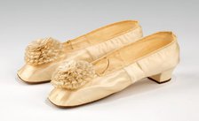 Wedding slippers, American, 1864. Creator: Unknown.