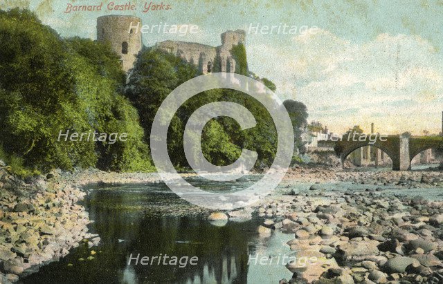 Barnard Castle, Durham, c1905. Artist: Unknown