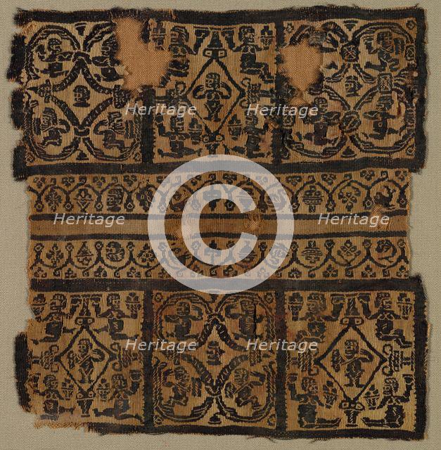 Fragments, Sleeve Ornament from a Tunic, 500s - early 600s. Creator: Unknown.