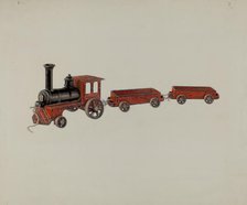 Toy Train, 1939. Creator: R. Stone.