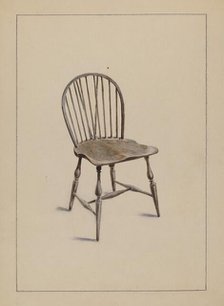 Chair, 1935/1942. Creator: Simon Weiss.