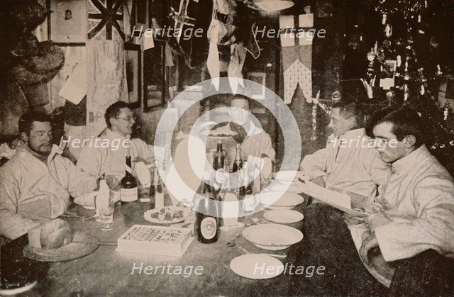 'Midwinter Day, 1912 - The Officers', (1913).  Artist: Frank Debenham.