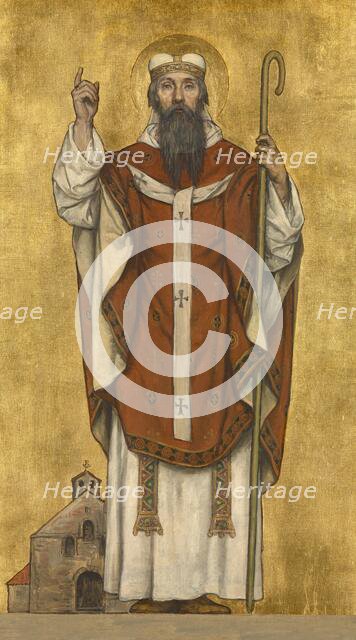 Saint Boniface of Mainz, 1889. Creator: Vriendt, Albrecht de (1843-1900).