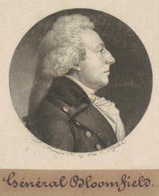 Joseph Bloomfield, 1798. Creator: Charles Balthazar Julien Févret de Saint-Mémin.