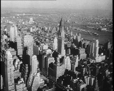 Aerial Shot of Manhattan, New York City, 1932. Creator: British Pathe Ltd.