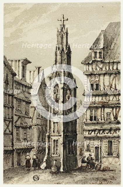 Fountain Tower in Old City, n.d. Creator: Unknown.