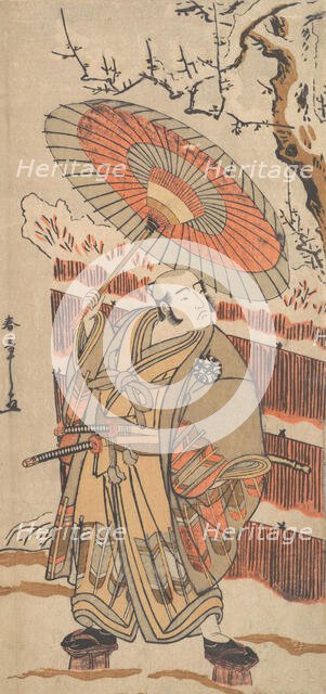 An Actor of the Nakamura Line, ca. 1778. Creator: Shunsho.