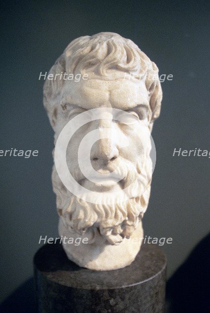 Epicurus, Ancient Greek philosopher. Artist: Unknown