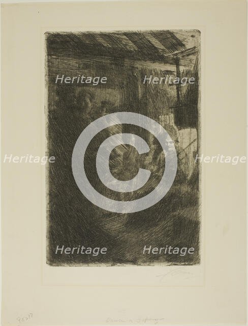 Dance at Gopsmor, 1906. Creator: Anders Leonard Zorn.