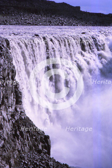 Dettifoss, North Iceland, 20th century.  Artist: CM Dixon.