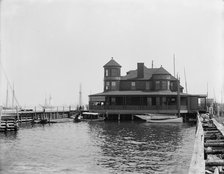 Atlantic Yacht Club House, Bay Ridge, between 1880 and 1930. Creator: Unknown.