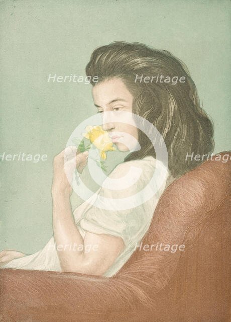 La Rose Thé (The Tea Rose), about 1900. Creator: Charles Maurin.