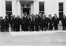 Taft and Notification Comm. at White House, 1912. Creator: Bain News Service.