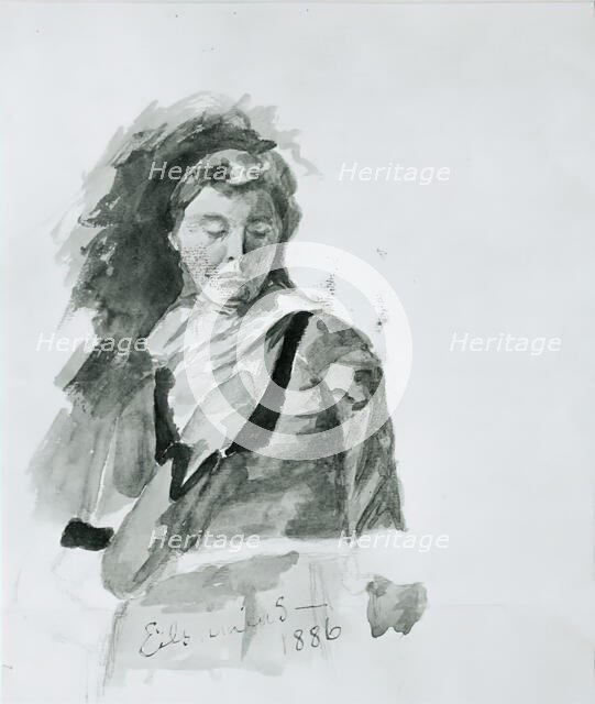 Woman's Figure, 1886. Creator: Louis Michel Eilshemius.