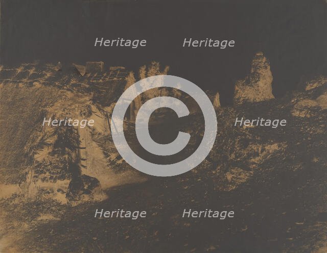 Village de Murols, 1854. Creator: Edouard Baldus.