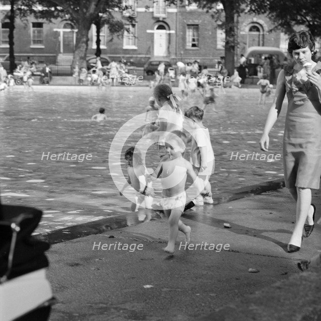 Highbury Fields Lido, Islington, London, 1964. Artist: John Gay