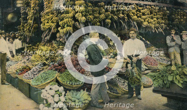 Cuban Fruit Store, c1910. Artist: Unknown