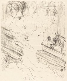 Emilienne d'Alençon, 1896. Creator: Henri de Toulouse-Lautrec.
