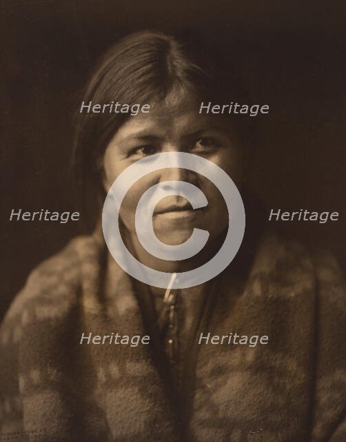 The daughter of the desert-Navaho, c1904. Creator: Edward Sheriff Curtis.