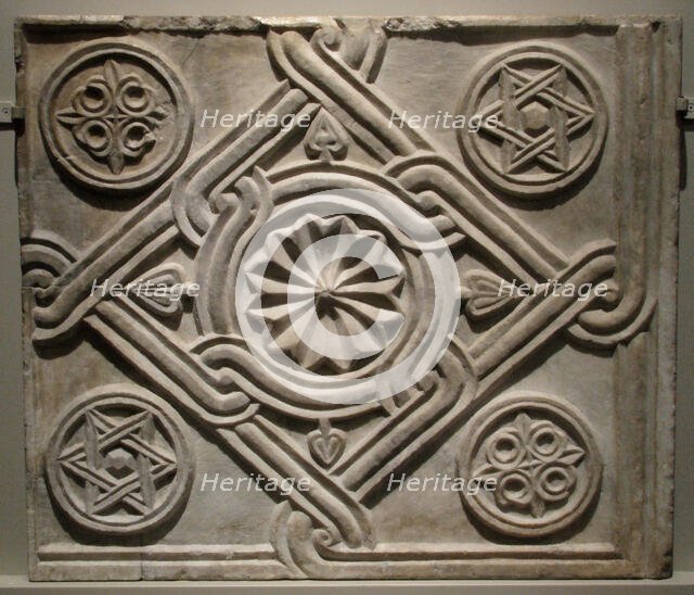 Marble Decorative Panels, Byzantine, 10th-11th century. Creator: Unknown.