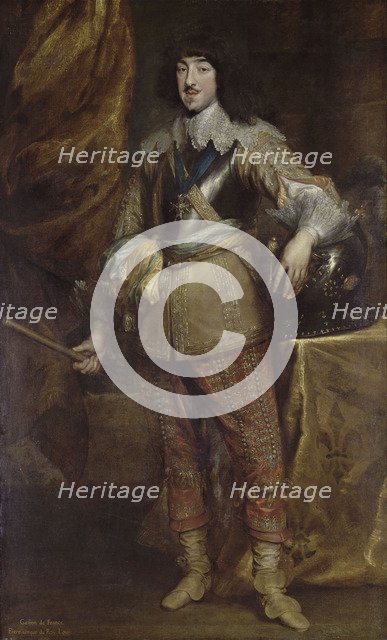 Portrait of Gaston of France, duke of Orleans (1608-1660). Artist: Dyck, Sir Anthony van (1599-1641)
