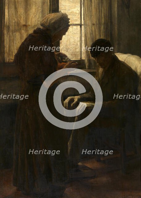 The Breadwinner, 1887. Creator: Alexandre Struys.