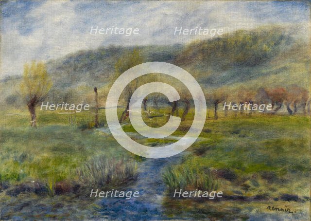 The meadow, c1880. Creator: Renoir, Pierre Auguste (1841-1919).