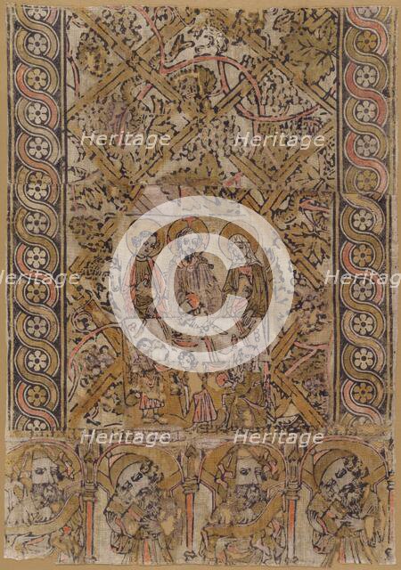 A Lectern Cloth with the Marriage at Cana, c. 1400. Creator: Unknown.