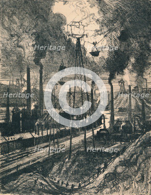 'Charleroi', 1911, (1914). Artist: Joseph Pennell.