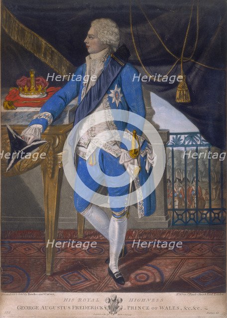 George IV as Prince of Wales, 1795. Artist: Unknown