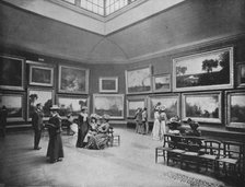 Exhibition of William Turner's paintings in the National Gallery, London, c1903 (1903). Artist: Unknown.