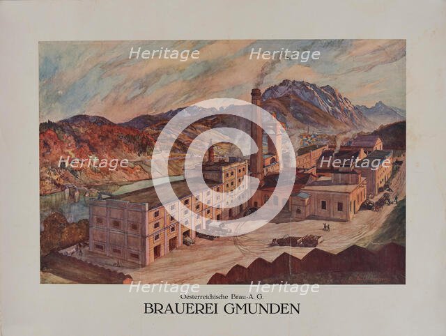 The Gmunden Brewery, c1930. Creator: Chlingensperg, Adelheid von (1887-1944).
