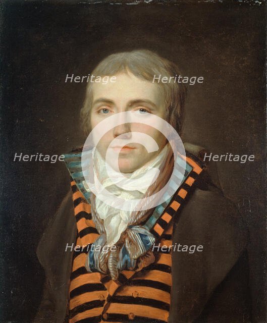 Portrait of Jean-Louis Laya (1761-1833), 1795. Creator: Landry, Louis (active 1791-1798).