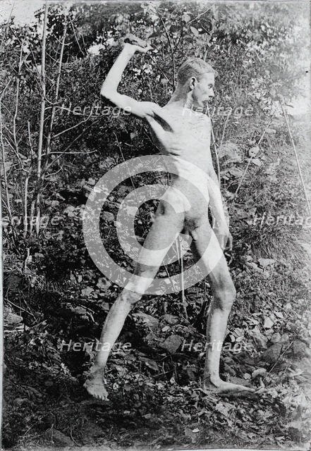 Rock Thrower, c. 1883. Creator: Thomas Eakins.