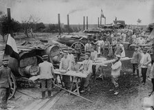 German field bakery near Ypres, 1914. Creator: Bain News Service.