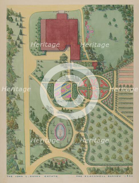 John A. Haven Estate, c. 1936. Creators: Gilbert Sackerman, Tabea Hosier.