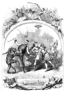 The Pantomime at Drury Lane: "Whittington and his Cat", 1876. Creator: David Henry Friston.